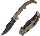 Cold Steel XL Espada Lockback Folding Knife 7.5" AUS-10A Steel Blade Dark Earth G10 Handle 62MGCDEBK -Cold Steel - Survivor Hand Precision Knives & Outdoor Gear Store