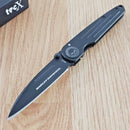 Case XX Tec X Framelock Harley Folding Knife 3.25" Stainless Blade Stainless 52112