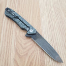 Case XX Kinzua Folding Knife 3.75" CPM-S35VN Steel Blade OD Green Snakeskin Aluminum Handle