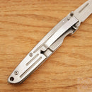 Case XX Tec X Framelock Harley Folding Knife 3.25" Stainless Blade Stainless 52110