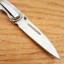 Case XX Tec X Framelock Harley Folding Knife 3.25" Stainless Blade Stainless 52110