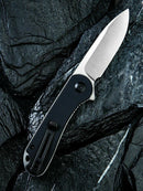 Civivi Elementum Linerlock Folding Knife 3" D2 Tool Steel Blade Black G10 Handle
