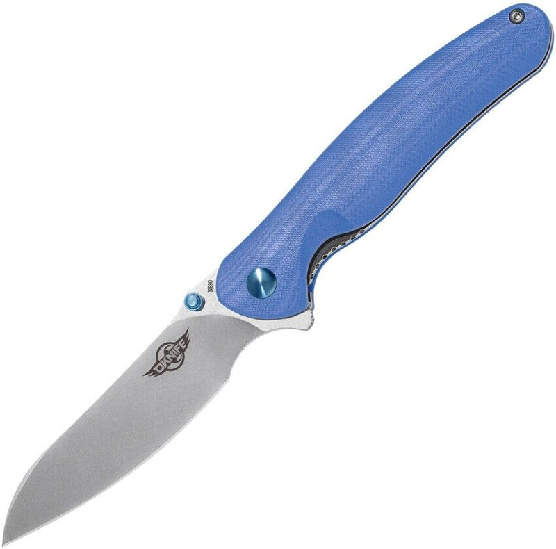 Olight Drever Linerlock Folding Knife 3.5" Bohler N690 Steel Extended Tang Blade Blue G10 Handle DREVERBU -Olight - Survivor Hand Precision Knives & Outdoor Gear Store