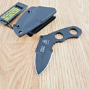 TOPS Devils Elbow Skeleton Fixed Knife 1095HC Steel One Piece Construction