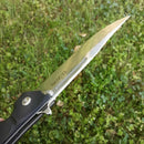 Cold Steel Luzon Large Folding Knife 6" 8Cr13MoV Stainless Steel Blade Black GFN Handle