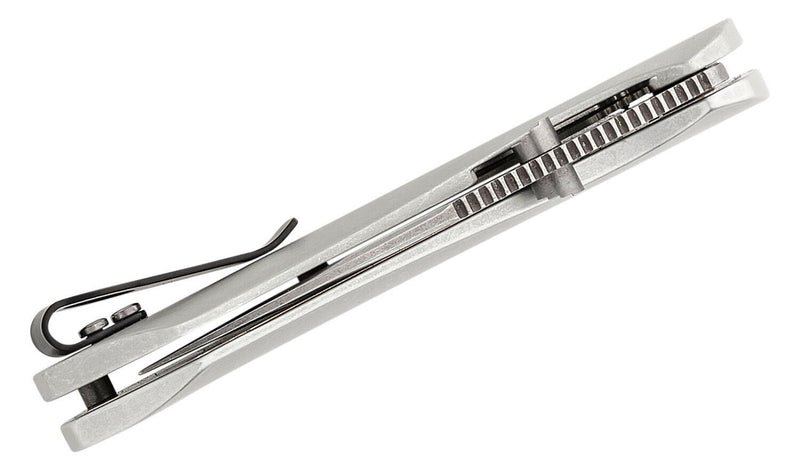 Case XX Westline Linerlock Folding Knife 3.5" CPM-S35VN Steel Drop Point Blade Silver Stonewashed Aluminum Handle 36553 -Case Cutlery - Survivor Hand Precision Knives & Outdoor Gear Store