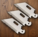 Cold Steel Click N Cut 2.5" Blades 420J2 Stainless Steel Part Serrated 40AP3C