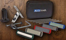 AccuSharp Five-Stone Precision Kit Four Grits Knife Clamp Six Angle Settings