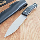 Casstrom No 10 Forest Fixed-Blade Knife 4" 14C28N Stainless Blade Blk Micarta