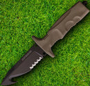 Fox Supersum Rescue Fixed Knife 5.25" Bohler N690 Steel Blade Forprene Handle