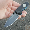 Case XX Harley Tec X Linerlock Folding Knife 2.5" Stainless Blade Black G10 Handle