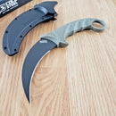 Cold Steel Tiger Fixed Knife 4.75" AUS-8A Steel Blade Grix-Ex And Kray-Ex Handle