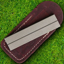 EZE-Lap Pocket Diamond Sharpener Super Fine 1200 Grit Fishhooks Groove Pouch L36SF