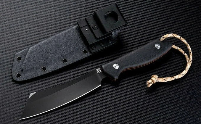 Artisan Cutlery Tomahawk 6.25" D2 Tool Carbon Steel Blade Black G10 Handle