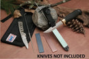 DMT Aligner Deluxe Kit Interchangeable Stone Holder Knife Clamp Whetstones Pouch