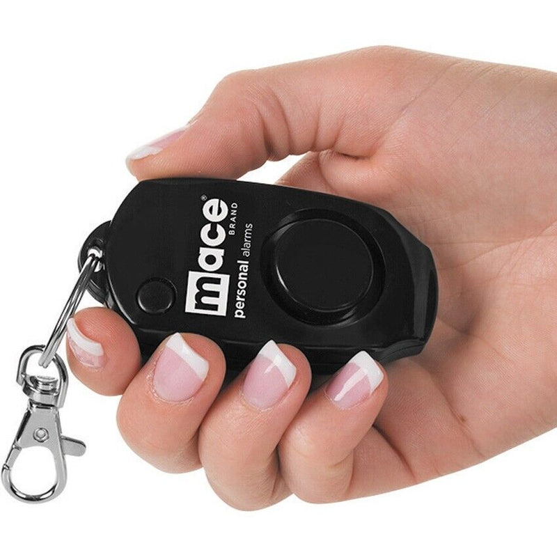 Mace Personal Alarm Black Button Press 130dB Key Ring Attachment Integrated Whistle 3" x 1.5" x 0.75" 80738 -Mace - Survivor Hand Precision Knives & Outdoor Gear Store