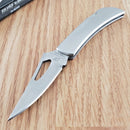 Frost Cutlery Silver Hawk Folding Knife 2.25" Stainless Blade 2Cr13 Steel Handle