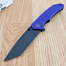 Civivi Brazen Linerlock Folding Knife 3.5" D2 Tool Steel Blade Purple G10 Handle