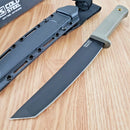Cold Steel Recon Fixed Knife 7" SK5 Steel Tanto Blade Dark Earth Kray-Ex Handle