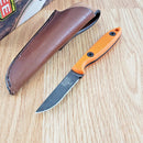 ESEE Camp Lore Fixed Knife 2.5" 1095HC Steel Drop Point / Full Tang Blade Orange G10 Handle CR25OR