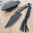 Civivi Midwatch Fixed Knife 3.38" Bohler N690 Steel Blade Green Micarta Handle