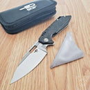 Bestech Knives Shodan Folding Knife 3.88" S35VN Steel Blade Carbon Fiber/Titanium Handle