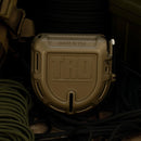 Atwood Rope MFG Tactical Rope Dispenser FDE w/ 50ft Paracord High-Carbon Blade
