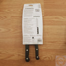 Chicago Cutlery Essentials Two Piece Set Kitchen Knife High Carbon Steel Full Tang Blades Black Polymer Handles 01391 -Chicago Cutlery - Survivor Hand Precision Knives & Outdoor Gear Store