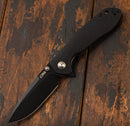 CJRB Scoria Folding Knife 3.48" AR-RPM9 Stainless Steel Blade Black G10 Handle