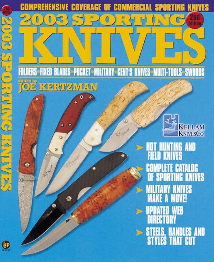 Sporting Knives 2003 Book Authoritative Reports Fixed Pocket Fantasy Multi-Tool And More 116 -Books - Survivor Hand Precision Knives & Outdoor Gear Store