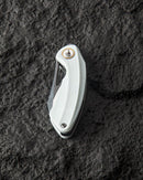 Bestech Knives Bihai Linerlock Folding Knife 2.13" 14C28N Steel Hawkbill Blade White G10 Handle G53E -Bestech Knives - Survivor Hand Precision Knives & Outdoor Gear Store