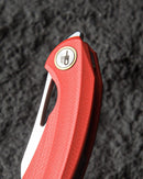 Bestech Knives Bihai Linerlock Folding Knife 2.13" 14C28N Steel Hawkbill Blade Red G10 Handle G53C1 -Bestech Knives - Survivor Hand Precision Knives & Outdoor Gear Store