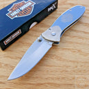 Case XX Tec X Tags-L Harley Folding Knife 2.375" Stainless Blade Stainless 52083