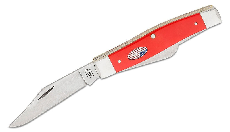 Case XX Lg Stockman American Workman Pocket Knife Carbon Steel Clip / Sheepsfoot And Spey Blades Smooth Red Synthetic Handle 73929 -Case Cutlery - Survivor Hand Precision Knives & Outdoor Gear Store
