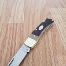 Schrade Old Timer Folding Knife Stainless Steel Blade Sawcut Delrin Handle 3OT