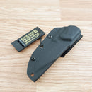 TOPS Desert Son Fixed Knife 3" Black Traction Coated 1095 High Carbon Steel Full Tang Blade Linen Micarta Handle DSON01 -TOPS - Survivor Hand Precision Knives & Outdoor Gear Store