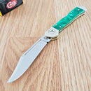 Case XX John Deere Mini Copperlock Folding Knife 3.63" Stainless Steel Blade Kirinite Handle 15774