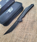 Bestech Knives Kamoza Folding Knife 3.63" Bohler M390 Steel Blade Black Titanium Handle