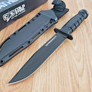 Cold Steel Leatherneck SF Fixed Knife 6.75" D2 Tool Steel Blade Black Kray-Ex Handle