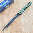 Cold Steel Ti-Lite Liner Folding Knife 6" AUS-8A Steel Blade Green ZY-EX Handle
