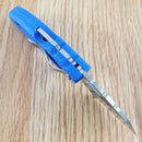 Cold Steel Mini Tuff Lite Folding Knife 2" 4034 Steel Blade Blue Griv-Ex Handle