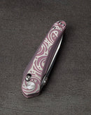 Bestech Knives Mothus Bar Lock Folding Knife 3.5" Bohler M390 Steel Blade Pink And Silver Titanium Handle T2206E -Bestech Knives - Survivor Hand Precision Knives & Outdoor Gear Store