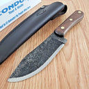 Condor Mini Hudson Fixed Knife 4.88" 1075HC Steel Blade Brown Walnut Handle