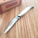 Rough Ryder Baby Toothpick Pocket Knife Stainless Steel Blade White Bone Handle