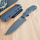 Bastinelli R.E.D. V2 Fixed Knife 4" N690 Steel Full Tang Blade Black G10 Handle