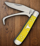 Cattleman's Cutlery Farriers Pocket Knife 3Cr13 Steel Blades Synthetic Handle