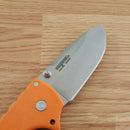 Cold Steel 4-Max Scout Lockback Folding Knife 4" AUS-10A Steel Blade Orange Griv-Ex Handle 62RQORSW -Cold Steel - Survivor Hand Precision Knives & Outdoor Gear Store