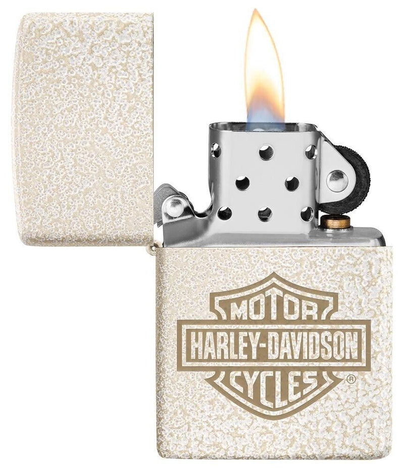 Zippo Lighter Harley-Davidson Design Windproof Mercury Glass All Metal One Piece Construction 0.5" x 2.25" 20103 -Zippo - Survivor Hand Precision Knives & Outdoor Gear Store