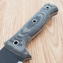 Condor Crotalus Fixed Knife 6.63" 1075HC Steel Full Tang Blade Micarta Handle