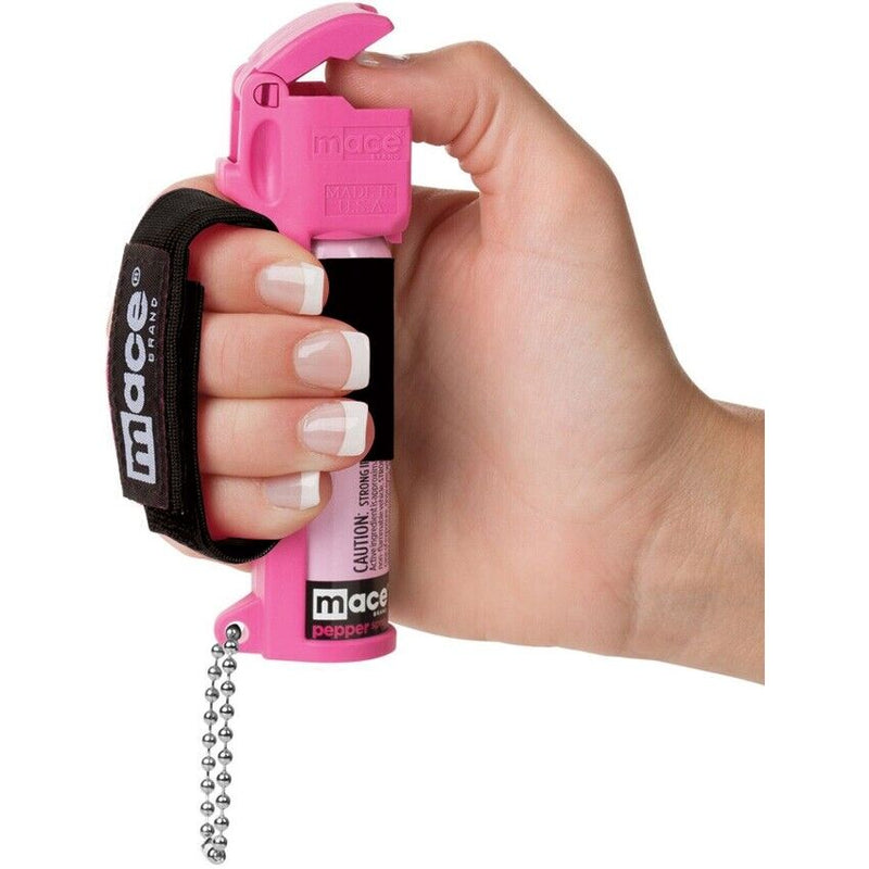 Mace Sport Model Pepper Spray Pink Stream Pattern Reaches Up To 12 Feet / 20 Bursts Adjustable Hand Strap 80760 -Mace - Survivor Hand Precision Knives & Outdoor Gear Store